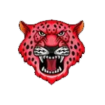 Golden Panther Symbol Red