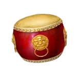 wealth god symbol drum