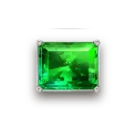 Garuda Gems - Symbol Green Square Gem