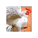 Rooster Rumble - Symbol White Chicken
