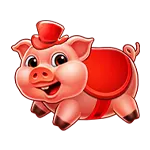 Fortune Pig - Red Pig Symbol