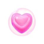 Fruity Candy - สัญลักษณ์พิเศษ ลูกกวาดรูปหัวใจ
