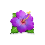 Hawaiian Tiki - Purple Flower Symbol