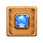 Treasure Raiders - สัญลักษณ์ อัญมณีสีน้ำเงิน